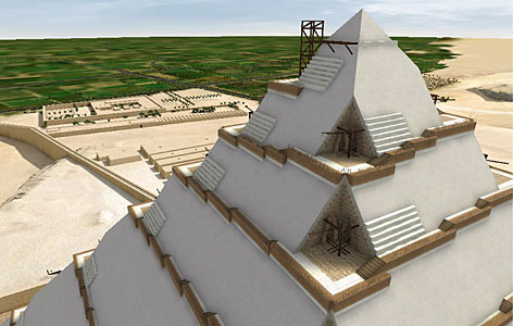 How the Egyptian Pyramids Were Built: A New Theory in 3D Animation ...